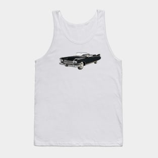 Black Vintage Luxury Car Tank Top